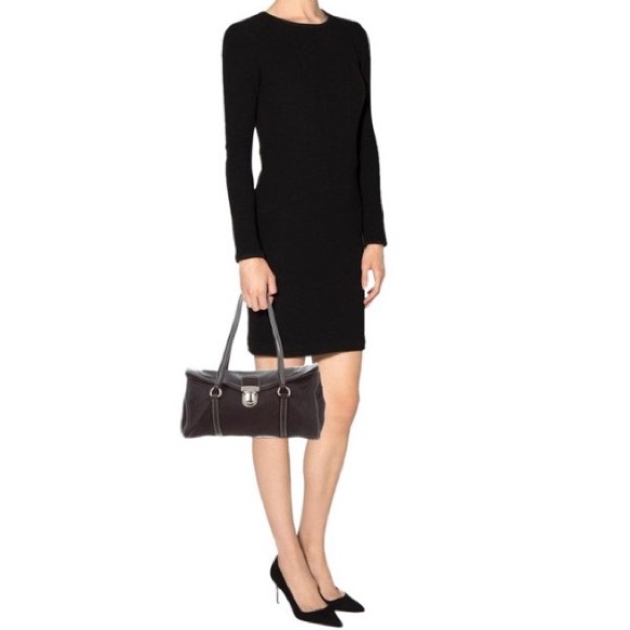 Prada Handbags - 🖤PRADA VINTAGE NAPPA EASY TESSUTO/LEATHER BAG!